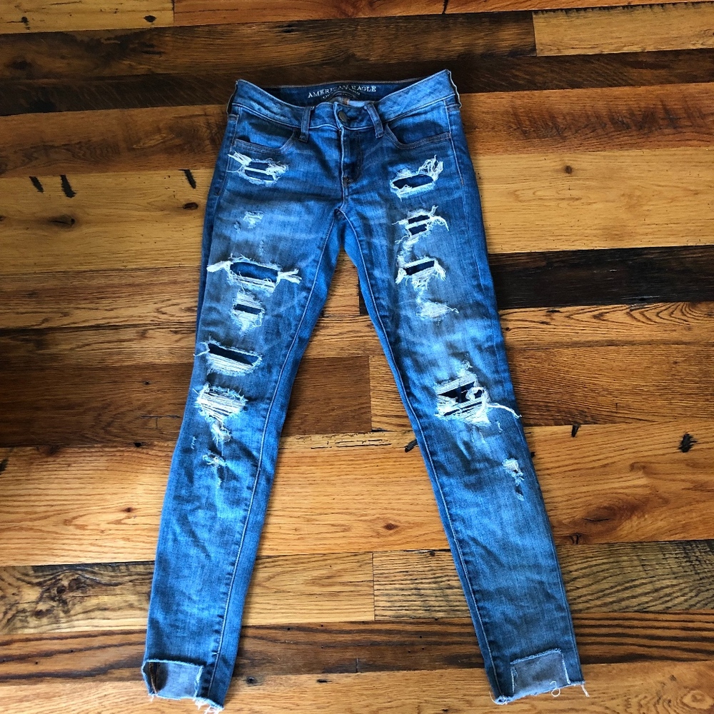 Super Stretch Ripped Jeans